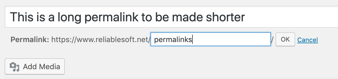 How to Change the Permalink of a Page