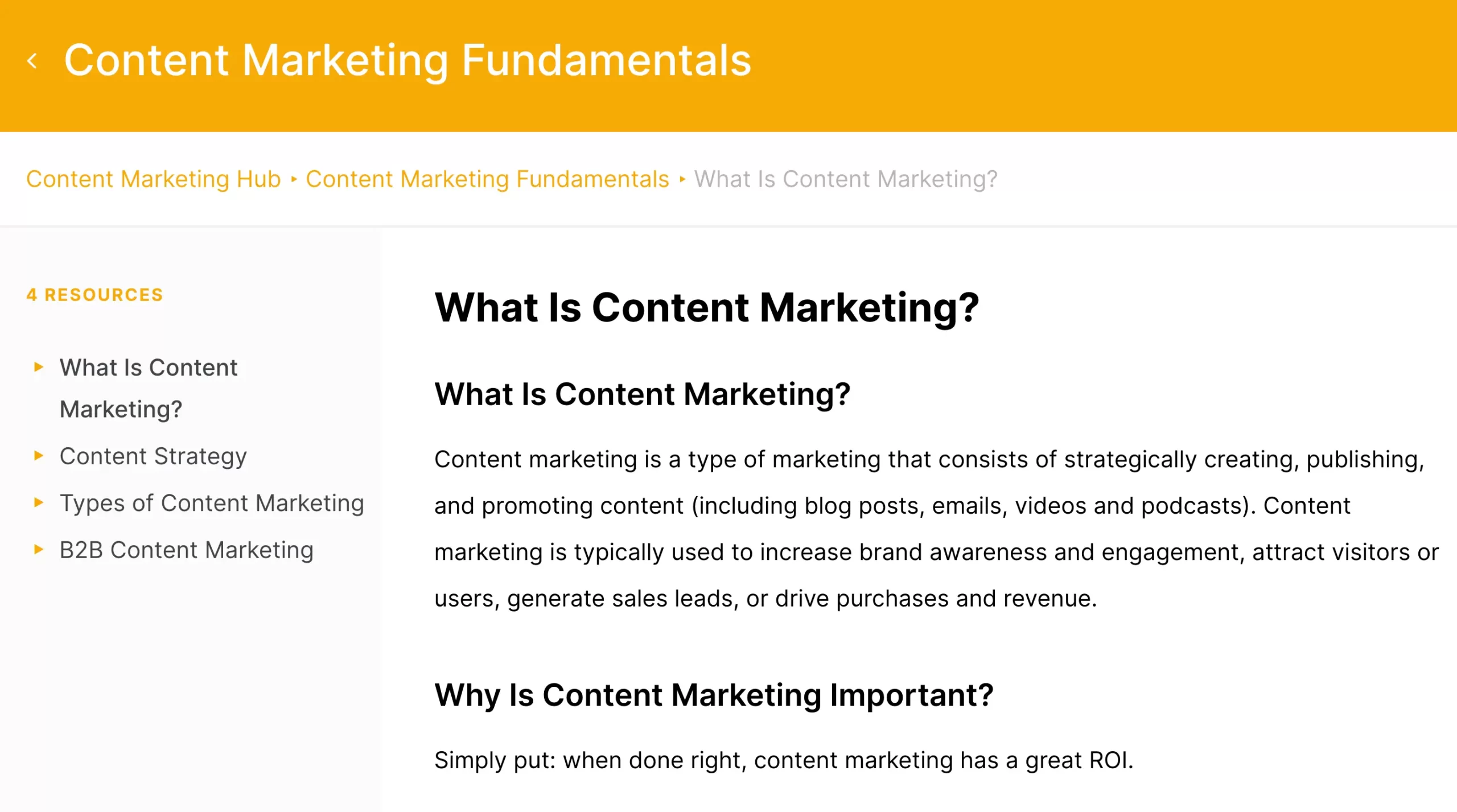 Content Hub Example