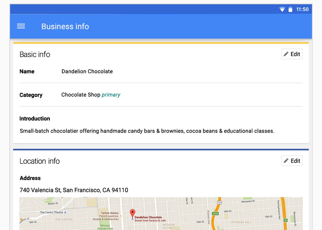 Google My Business Listing