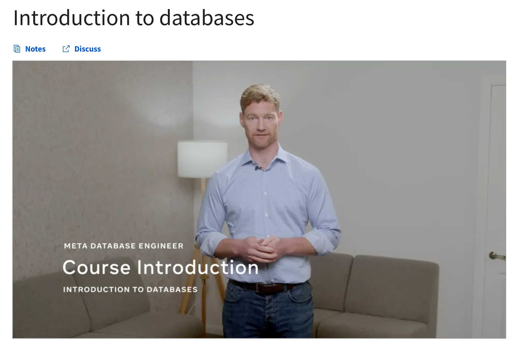 Introduction to Databases Course