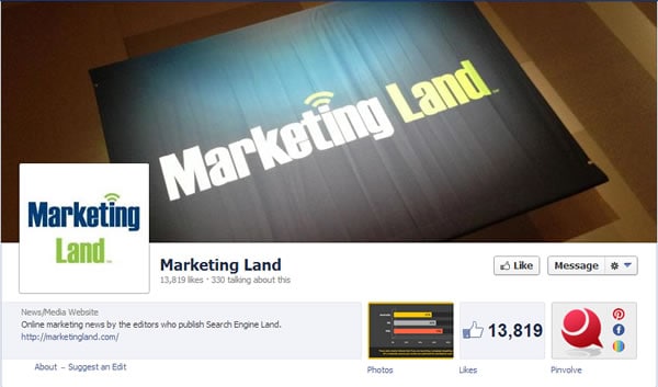 Marketing Land Facebook Page