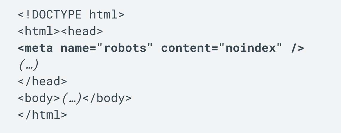 Meta Robots Tag