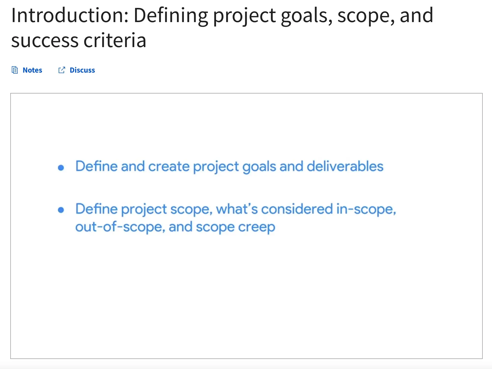 Project Initiation: Starting a Successful Project Course.