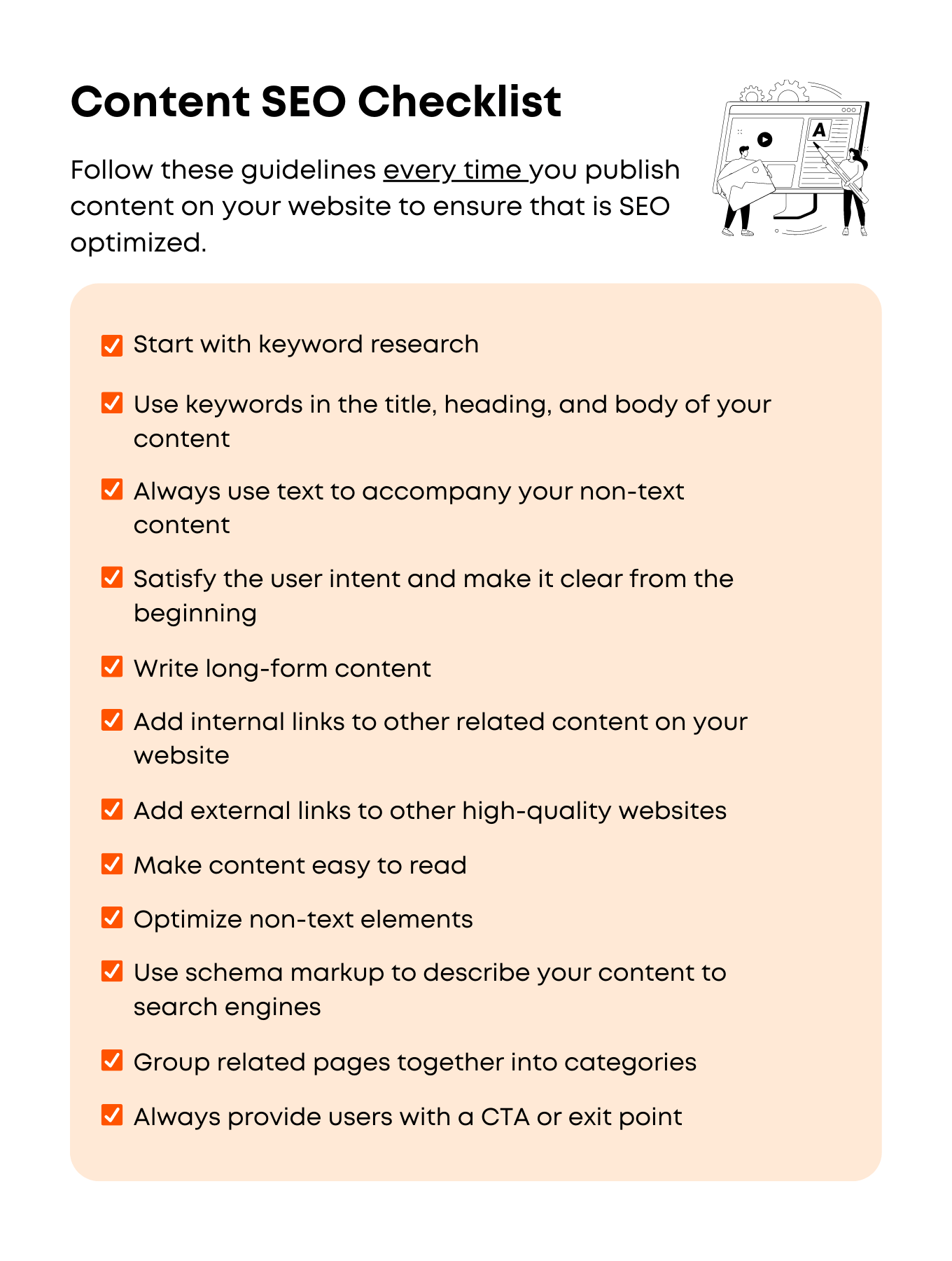 SEO Content Checklist