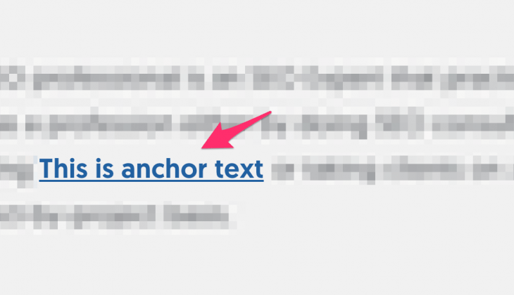 what is anchor text